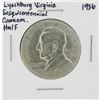 Image 1 : 1936 Lynchburg Virginia Sesquicentennial Commemorative Half Dollar Coin