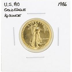 1986 $10 American Gold Eagle Coin