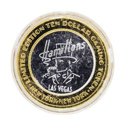 .999 Silver New York New York Hotel & Casino $10 Casino Limited Edition Gaming T