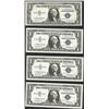 Image 1 : Lot of (4) 1935/1957 $1 Silver Certificate STAR Notes