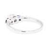 Image 3 : 14KT White Gold 0.32 ctw Sapphire and Diamond Ring