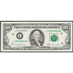 1990 $100 Federal Reserve Note