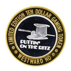 .999 Silver Westward Ho Casino Las Vegas, NV $10 Limited Edition Casino Gaming T