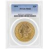 Image 1 : 1894 $20 Liberty Head Double Eagle Gold Coin PCGS MS61