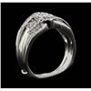 Image 4 : 14KT White Gold 1.25 ctw Diamond Ring