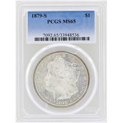 1879-S $1 Morgan Silver Dollar Coin PCGS MS65