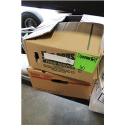 TWO BOXES OF ALUMINUM COOKWARE