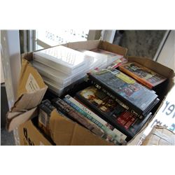 LARGE BOX OF DVDS