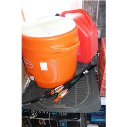BOW AND ARROWS FLOOR MATS JERRY CAN AND DRINK DISPENSER