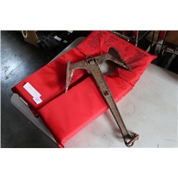 BOAT ANCHOR AND LIFE JACKET