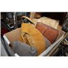 Image 1 : BOX OF LEATHER BAG AND PURSES ETC