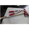 Image 1 : FIREMANS AXE AND NEW GREENHOUSE CLIPPERS