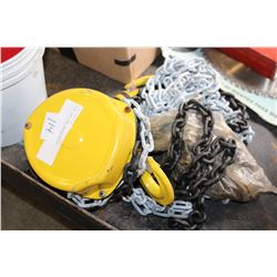 NEW ONE TON CHAIN HOIST