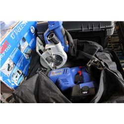 CAMPBELL HAUSFELD CORDLESS SKILSAW SAWZALL AND DRILL