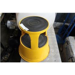 YELLOW VESTIL SHOP STOOL