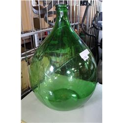 LARGE GREEN GLASS CARBOY