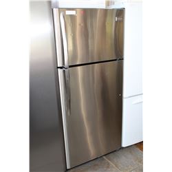 FRIGIDAIRE STAINLESS FRIDGE 18 CUBIC FEET WORKING