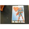 Image 1 : NEW 8X12 TIN SIGN, SUPERMAN, MAN OF STEEL