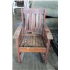 Image 1 : MISSION OAK ARMCHAIR