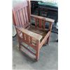 Image 2 : MISSION OAK ARMCHAIR
