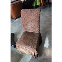 THREE DESIGNER UPOLSTERED CHAIRS