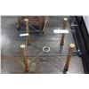 Image 2 : GLASS TOP COFFEE TABLE