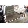 Image 2 : ANTIQUE WHITE IRON SINGLE SIZE BEDFRAME WITH MATTRESS