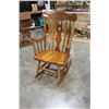 Image 1 : LARGE OAK ROCKER