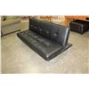 Image 2 : BLACK LEATHER CLICK CLACK SOFA