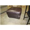 Image 1 : LEATHER OTTOMAN