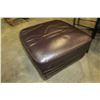 Image 2 : LEATHER OTTOMAN