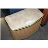 Image 1 : TWO LAUNDRY BASKETS FUL OF BEAUTY AND CLEANING SUPPLIES