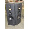Image 1 : PAIR OF KAPPA POLYDOME EMITR FLOOR SPEAKERS