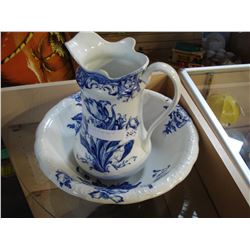 ENGLISH JUG AND BOWL SET