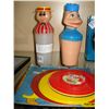 Image 1 : TWO VINTAGE NESTLE QUIK DISPENSERS AND 10 GOLD AND RED YOUTH RECORDS