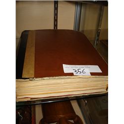 LARGE ANTIQUE STAMP ALBUM