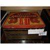 Image 1 : ANTIQUE OXADE TIN WITH TWO VINTAGE WOODEN JIGSAW PUZZLES