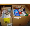 Image 1 : SHELF LOT OF BEAUTY AND CLEANING SUPPLIES