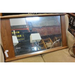 DEFEHR OAK MID CENTURY MODERN MIRROR