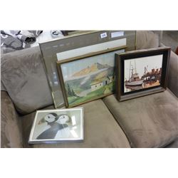 LOT OF SMALL ESTATE PICTURES