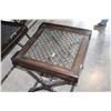 Image 3 : DESIGNER COFFEE TABLE AND ENDTABLE WITH FIVE SERVING TRAYS BEVELLED GLASS TOP