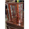 Image 1 : BOWED GLASS CURIO CABINET