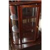 Image 3 : BOWED GLASS CURIO CABINET