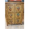 Image 1 : DECORATIVE TWO DOOR STORAGE CABINET