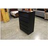 Image 2 : BLACK 6 DRAWER HIGHBOY DRESSER