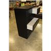 Image 3 : BLACK 6 DRAWER HIGHBOY DRESSER