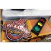 Image 1 : RICKARDS SIGN AND STOPLIGHT WALL LIGHT