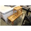 Image 1 : RATTAN COFFEE AND ENDTABLE