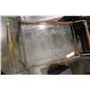 Image 2 : TWO TIER ETCHED GLASS TROLLEY