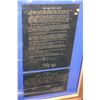 Image 2 : FRAMED MILITARY SLOGAN